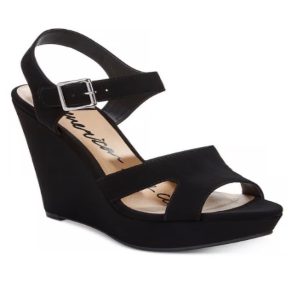 American Rag Black Wedges